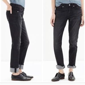 Madewell Skinny Boyjean - Midrise - Black wash
